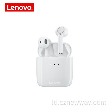 Lenovo QT83 earphone nirkabel earbud dengan kotak pengisian daya